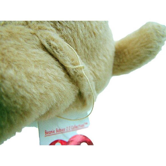 Ty Beanie Baby 2.0 Collection Cargo The Bull Dog 2008 Tan Animal Plush Toy 6x4" - Picture 8 of 12